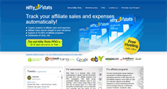 Desktop Screenshot of niftystats.com