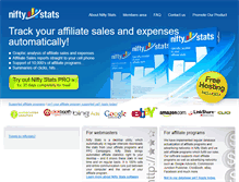 Tablet Screenshot of niftystats.com